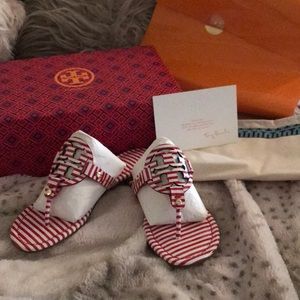 BRAND NEW TORY BURCH MILLER SANDALS, NAUTICAL ❤️